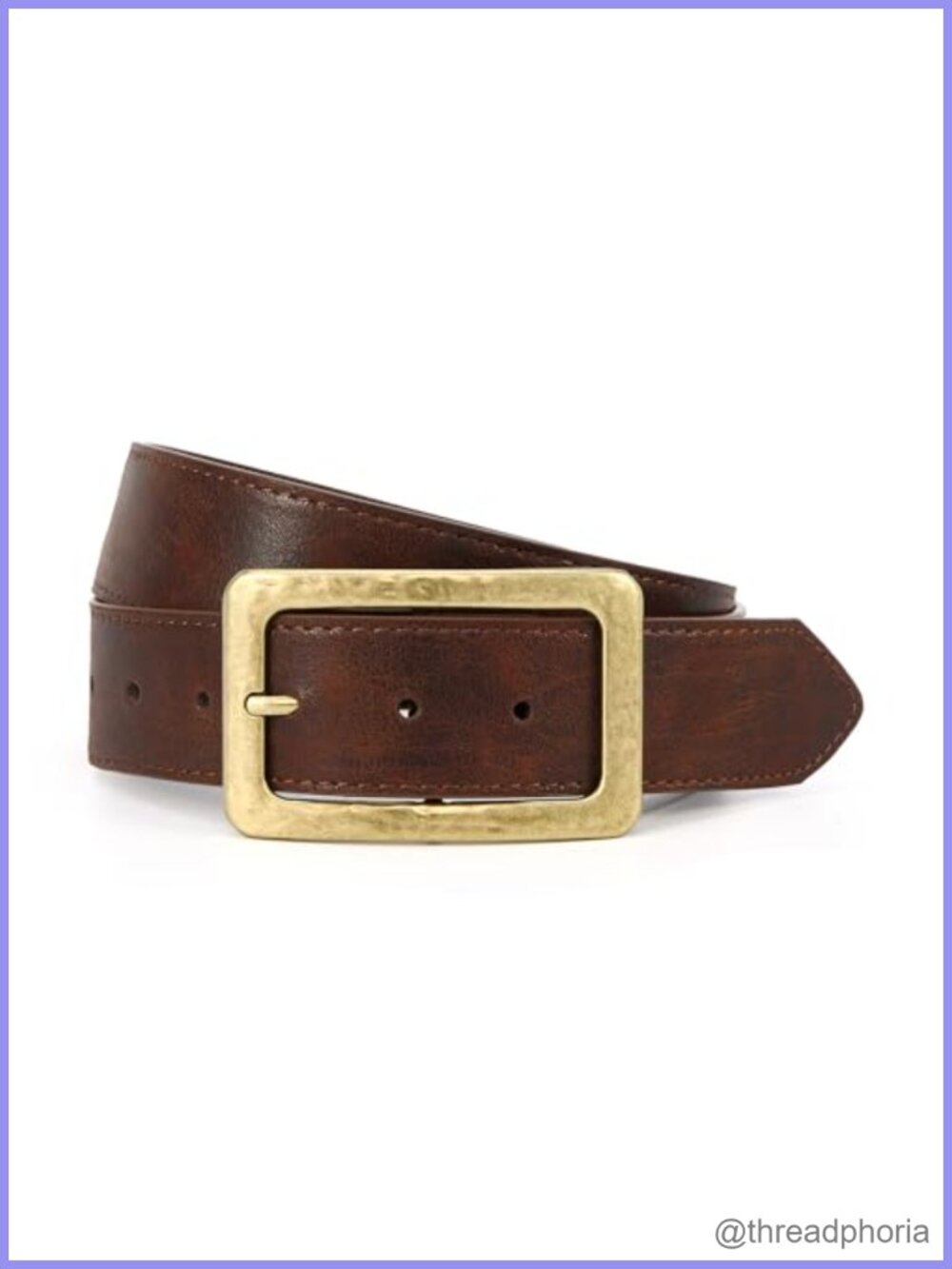 Wide Chunky Faux Leather Belt Vintage Buckle Waist Cincher for Jeans Dresses